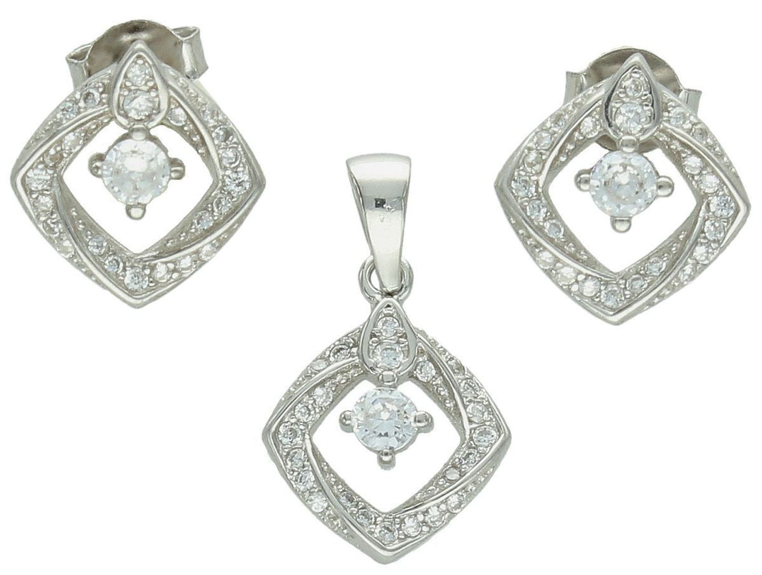 Kolczyki srebrne kwadraciki z cyrkoniami pr 925, DIA-KPL-12787-925.jpg