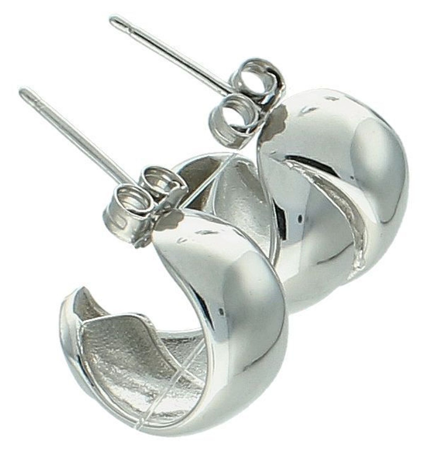 Kolczyki srebrne kółka małe pr 925, DIA-KLC-12803-925 Srebrne kolczyki kółka gładkie zostały wykonane z najwyższej jakości srebra próby 925. 2.jpg