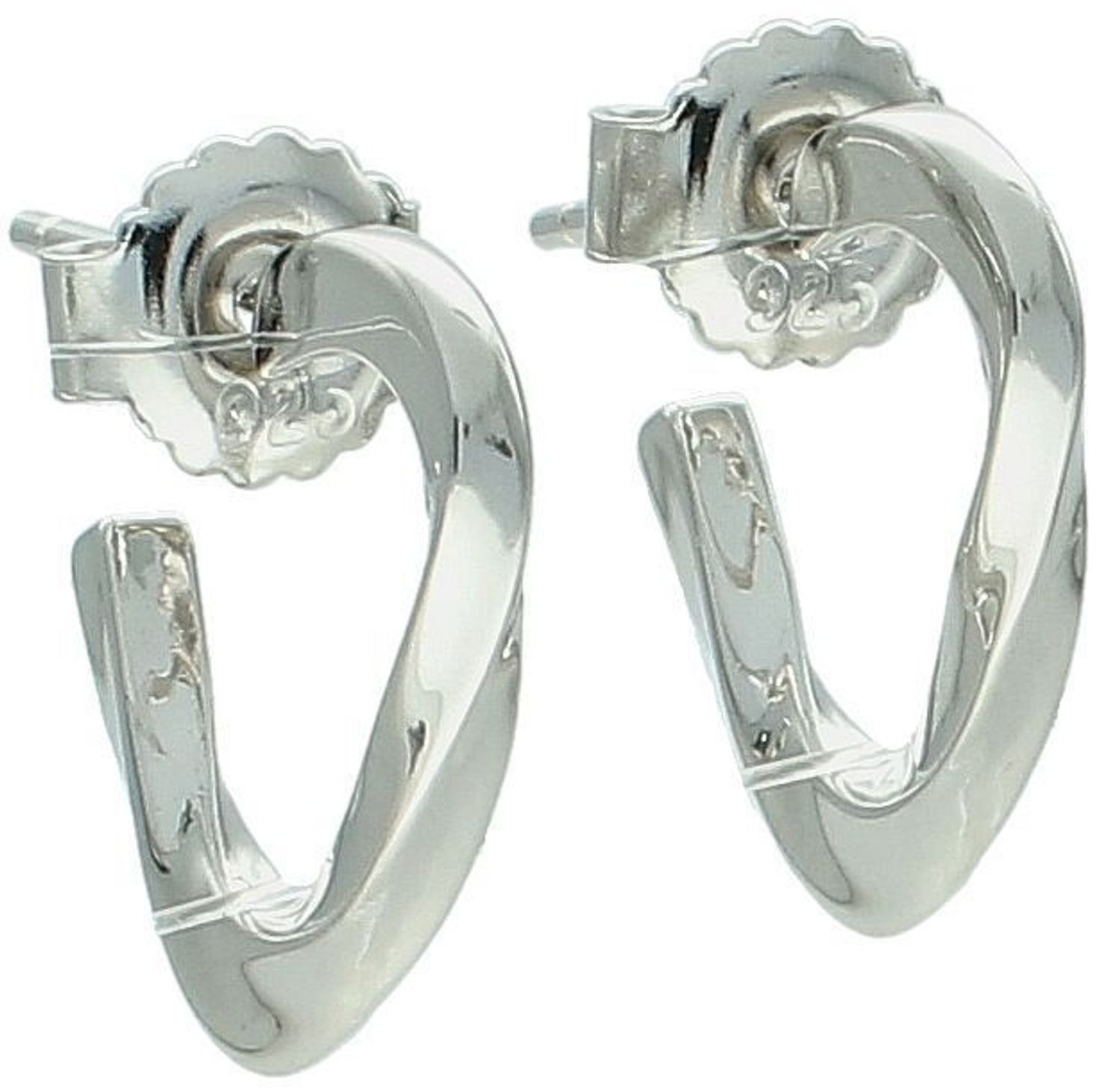 Kolczyki srebrne próba 925, geometryczne DIA-KLC-12815-925 Nowoczesny minimalizm w eleganckim wydaniu – kolczyki srebrne geometryczne,1.jpg