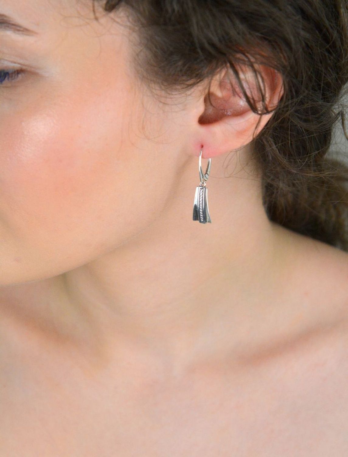 Kolczyki srebrne wiszące blaszki z cyrkoniami pr 925, DIA-KLC-12835-925.jpg