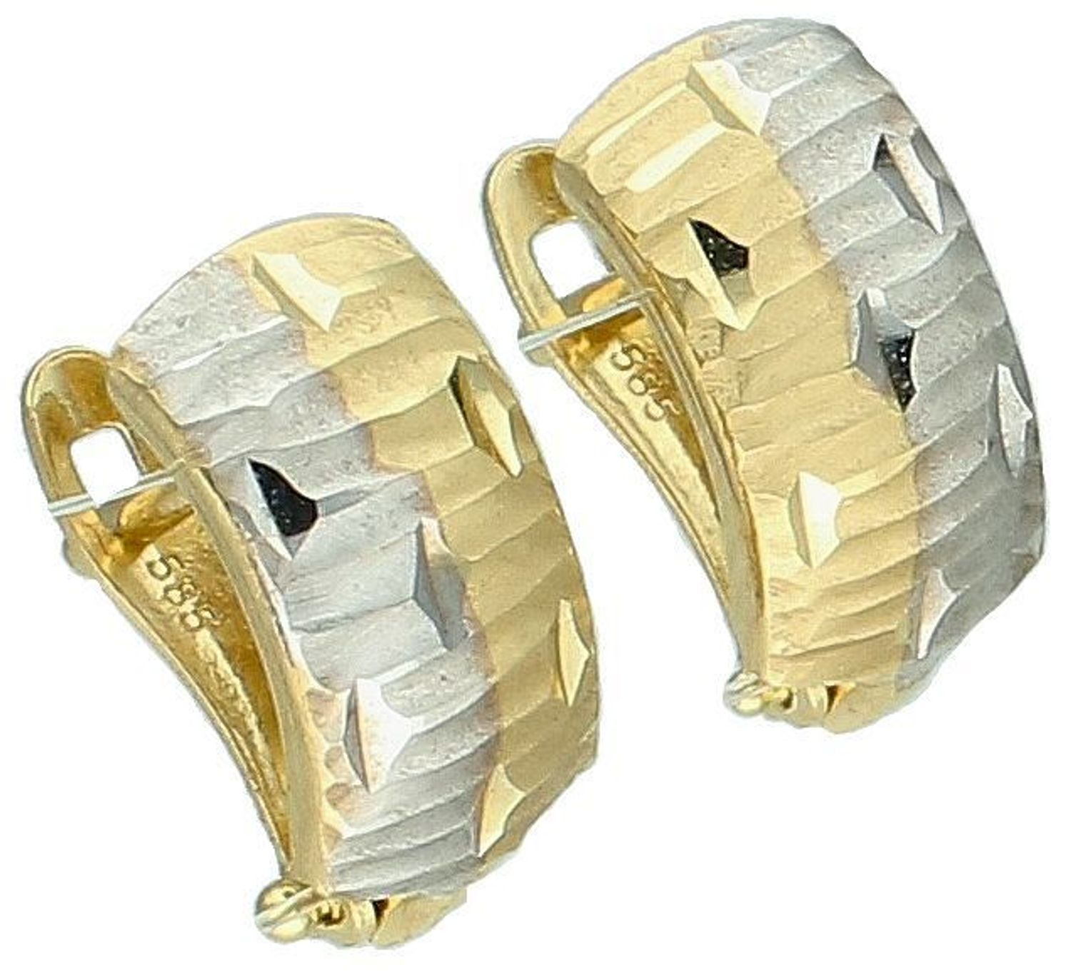 Kolczyki złote zap.ang. grawerowane pr 585, DIA-KLC-1289-585.jpg