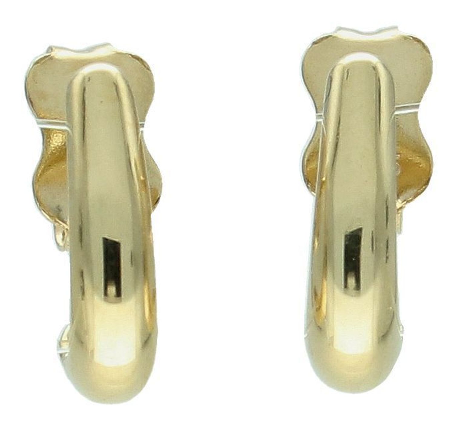 Kolczyki złote małe łezki pr 585, DIA-KLC-12901-585 Złote kolczyki zostały wykonane z wysokiej jakości złota próby 375. Złote kolczyki o gładkiej powierzchni, ozdobione grawerowaniem. 1.jpg