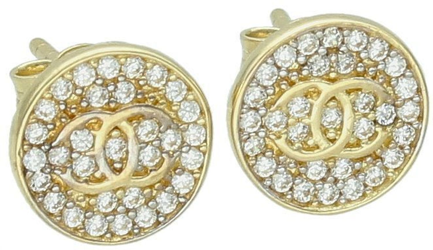 Kolczyki złote okrągłe chanelki z cyrkoniami próba 585, DIA-KLC-12925-585 to klasyka w nowoczesnym wydaniu – subtelna elegancja, która sprawdzi się w każdej stylizacji. Wykonane z wysokiej 1.jpg
