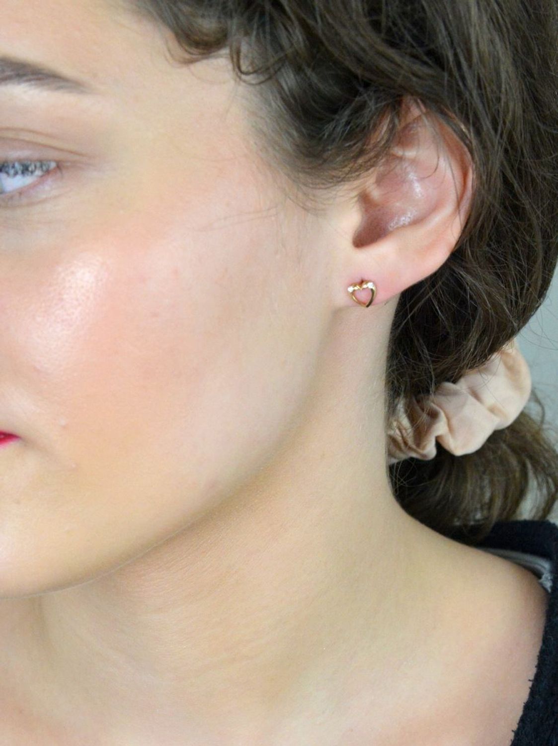 Kolczyki złote serca z cyrkonią pr 333, DIA-KLC-12955-333.jpg