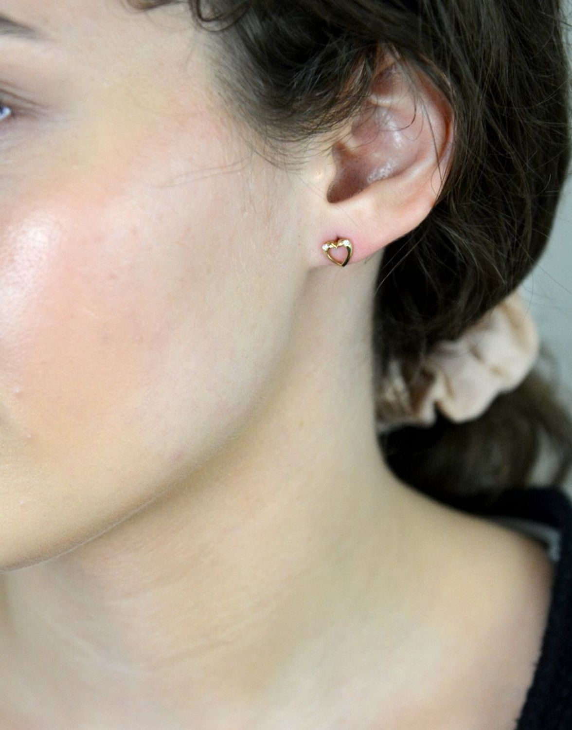 Kolczyki złote serca z cyrkonią pr 333, DIA-KLC-12955-333.jpg