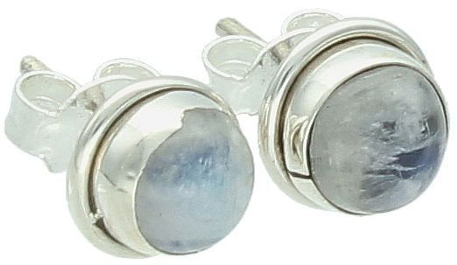 Kolczyki srebrne damskie DIA-KLC-13142-925 z naturalnym labradorytem, próba 925, wielkość 6 mm, waga 0,90 g, zapięcie na sztyft. Eleganckie, lekkie i uniwersalne.1.jpg