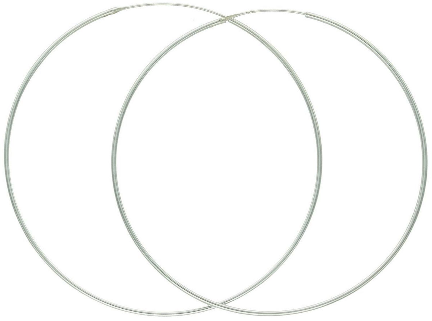 Efektowne srebrne kolczyki koła o obwodzie 20 cm. Próba 925, zapięcie szarnir, lekka i stylowa biżuteria idealna na każdą okazję.1.jpg