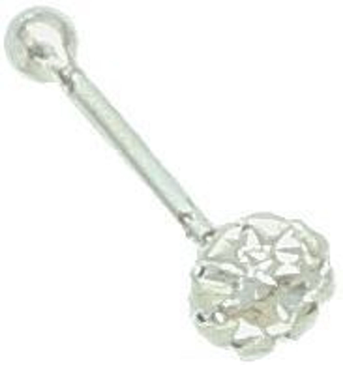 Elegancki damski kolczyk do nosa ze srebra próby 925 z błyszczącą cyrkonią 2 mm. Klasyczny piercing Nostril – model DIA-KLC-13240-925. Sprawdź!1.jpg