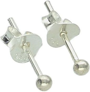 Eleganckie i subtelne srebrne kolczyki damskie próby 925 – model DIA-KLC-13241-925. Delikatne kuleczki o średnicy 2 mm na zapięcie sztyftowe. Idealne na co dzień i na prezent. Sprawdź teraz!1.jpg