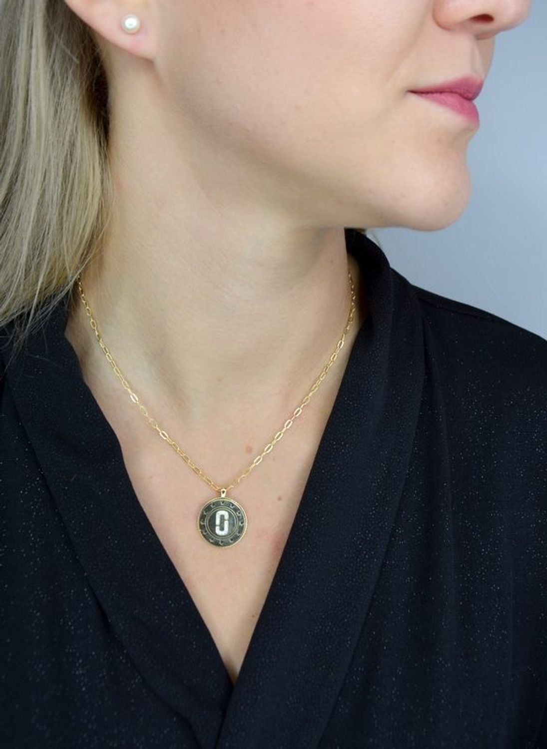 Kolczyki srebrne pokryte złotem perełki DIA-KLC-1324K-925.jpg