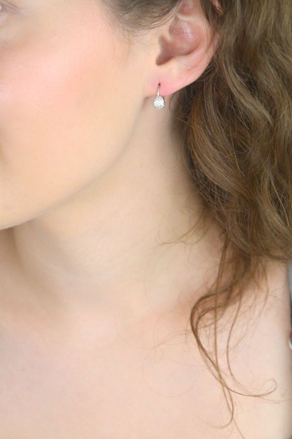 Srebrne Kolczyki Damskie z Białą Cyrkonią – Małe, Eleganckie, Srebro 925.jpg