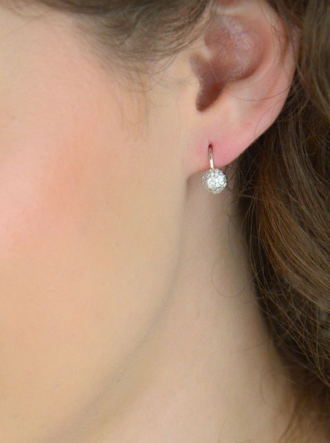 Srebrne Kolczyki Damskie z Białą Cyrkonią – Małe, Eleganckie, Srebro 925.jpg