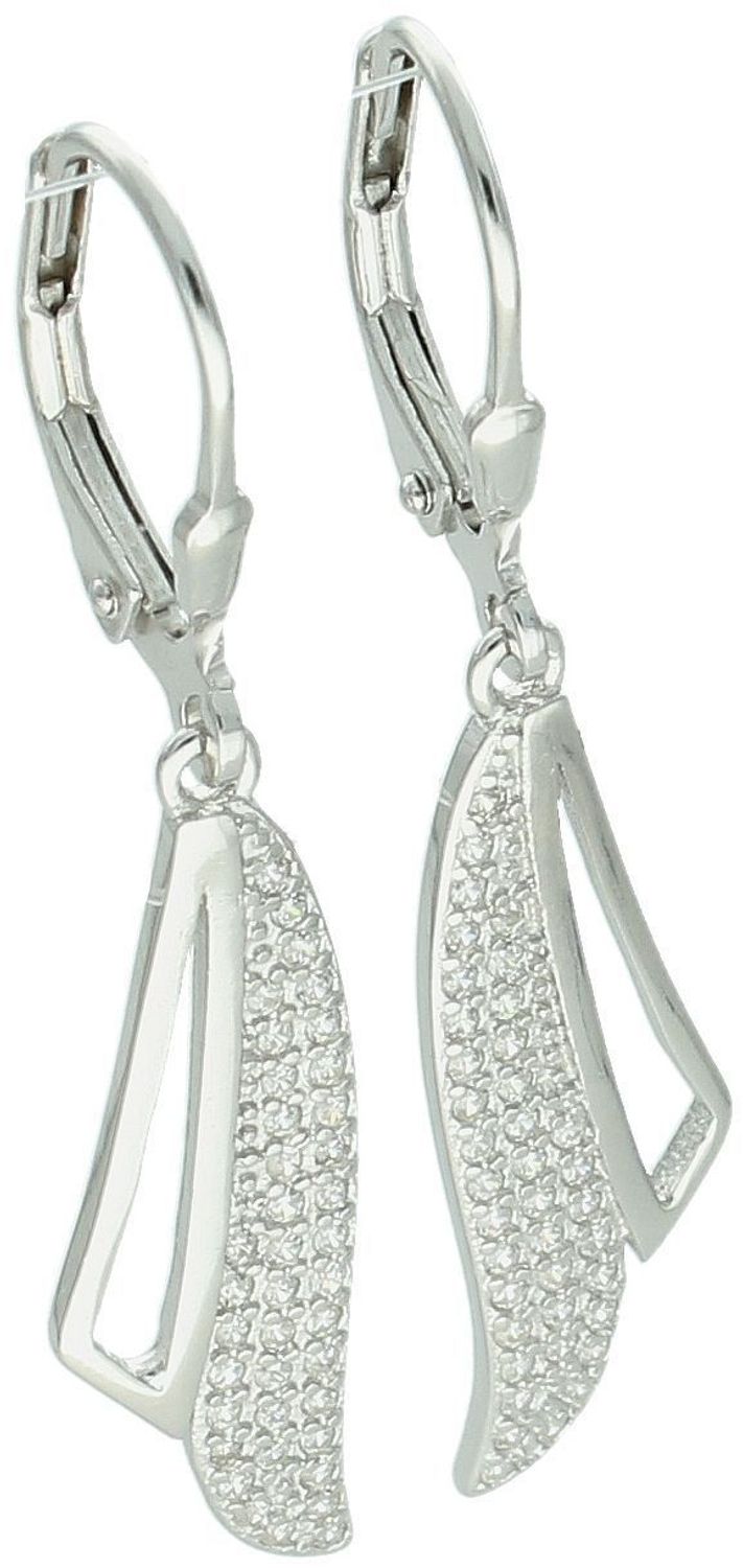 Kolczyki srebrne damskie DIA-KLC-13421-925  Wiszące z cyrkoniami  Próba 925  Bigiel angielski.jpg