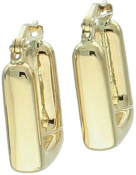 Nowoczesne kolczyki damskie ze złota próby 585 w geometrycznym, kwadratowym kształcie. Długość 2 cm, zapięcie typu kreol. Elegancja i styl w minimalistycznej formie.2.jpg