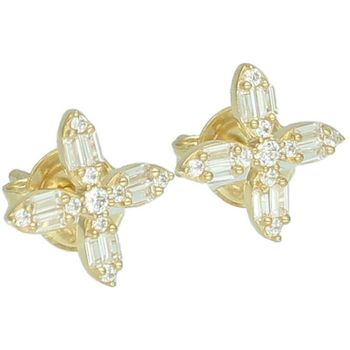 Kolczyki złote DIA-KLC-13727-585 – kwiatek z białymi cyrkoniami.jpg