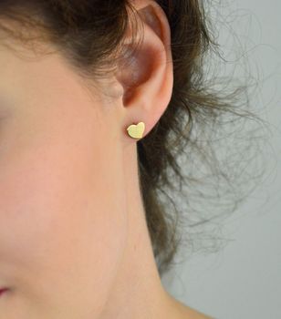 Kolczyki damskie złote DIA-KLC-13732-585 – serduszka gładkie 8 mm. Waga 0,89 g, zapięcie na sztyft. Delikatna i elegancka biżuteria, idealna na prezent (3).JPG