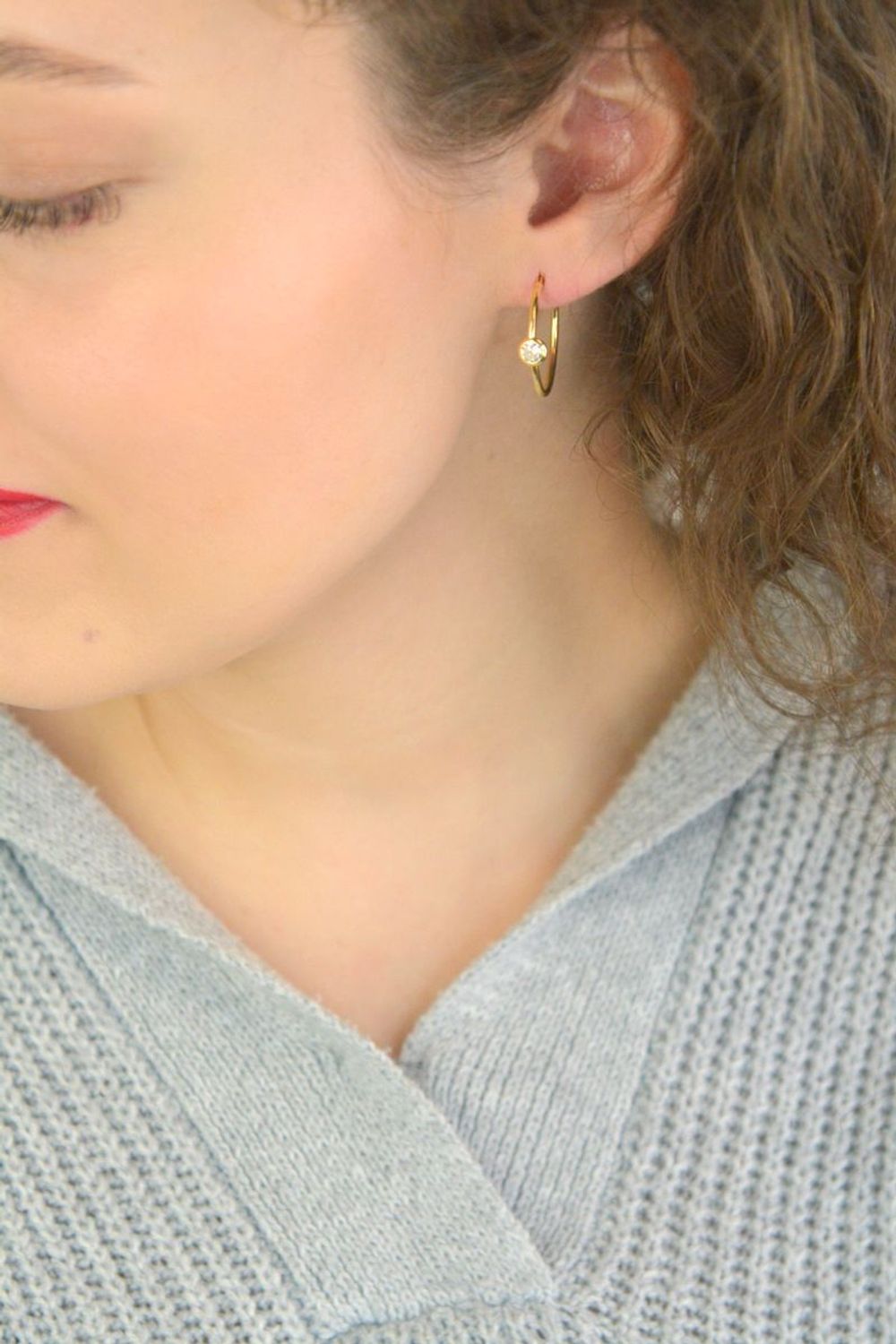 Kolczyki złote DIA-KLC-13737-585 – koła z cyrkonią Au koła.jpg