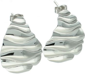 Eleganckie kolczyki srebrne próby 925 w kształcie łezki, zdobione delikatnym wzorem. Długość 3,0 cm, szerokość 2,0 cm, waga 3,70 g. Zapięcie na sztyft. Stylowe i kobiece kolczyki idealne 1.jpg