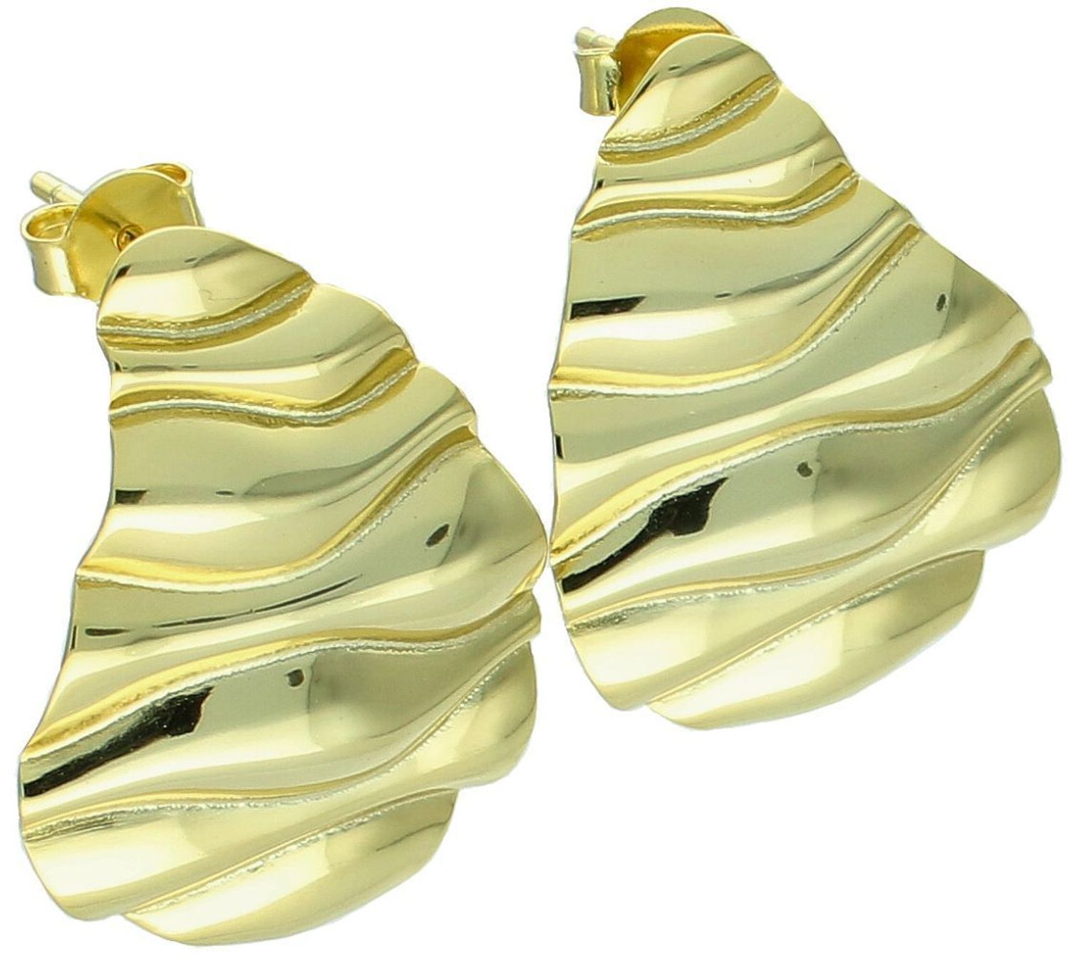 Srebrne pozłacane kolczyki damskie 925 łezki zdobione wzorem DIA-KLC-13931Z-925.jpg