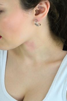 srebrne kolczyki, kolczyki 925, kolczyki półkola, kolczyki srebrne zdobione, kolczyki na sztyft, (2).jpg