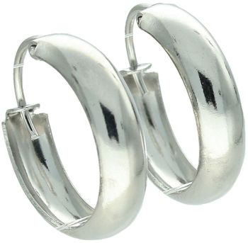 Srebrne kolczyki damskie 925 gładkie koła z zapięciem szarnir.jpg