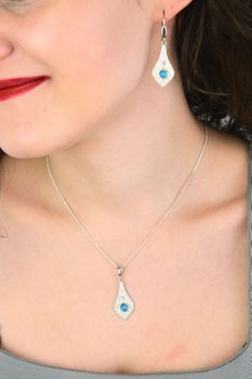 Kolczyki srebrne 925 z turkusem – geometryczne  DIA-KLC-13996-925  Elegancka biżuteria damska (1).jpg