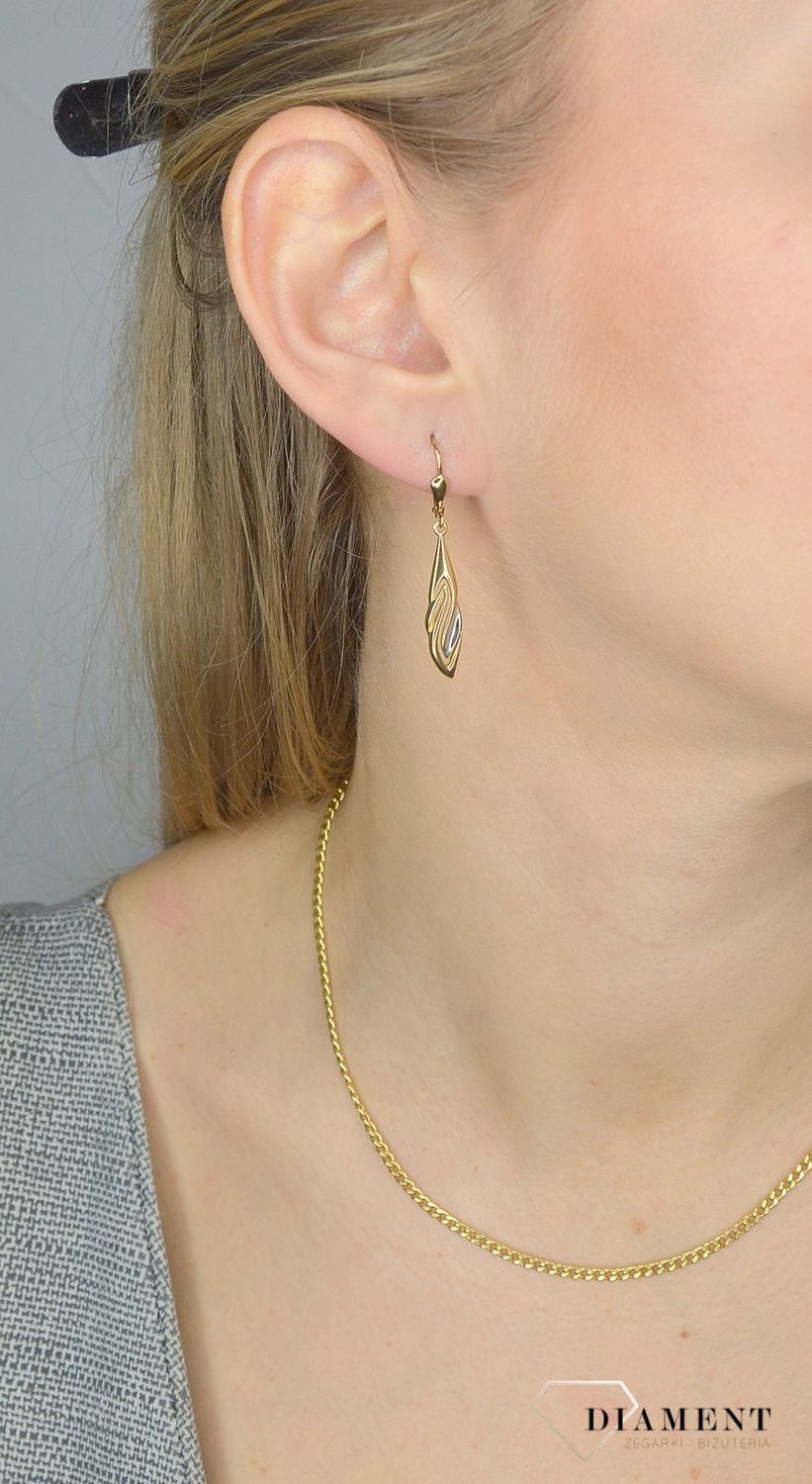 Złote kolczyki 333 wiszące DIA-KLC-1401-333.jpg
