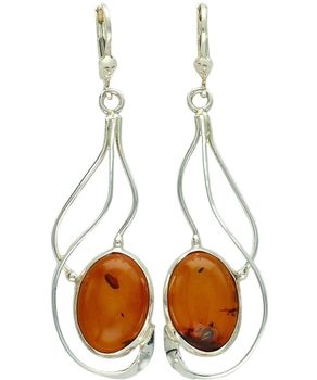 Kolczyki srebrne wiszące długie z bursztynem miodowym.jpg