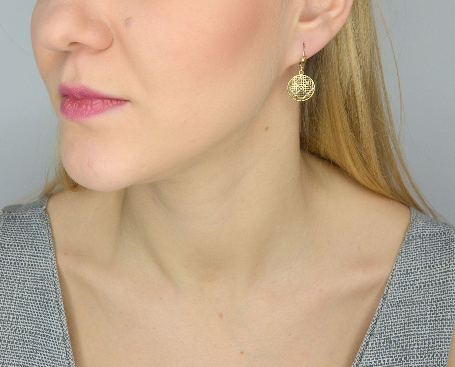 Złote kolczyki 333 ażurowe kółko DIA-KLC-1403-333.jpg