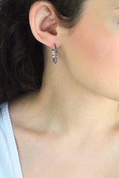 Kolczyki Srebrne 925 Koła z Markazytami  Kreole 2,2 cm (1).jpg