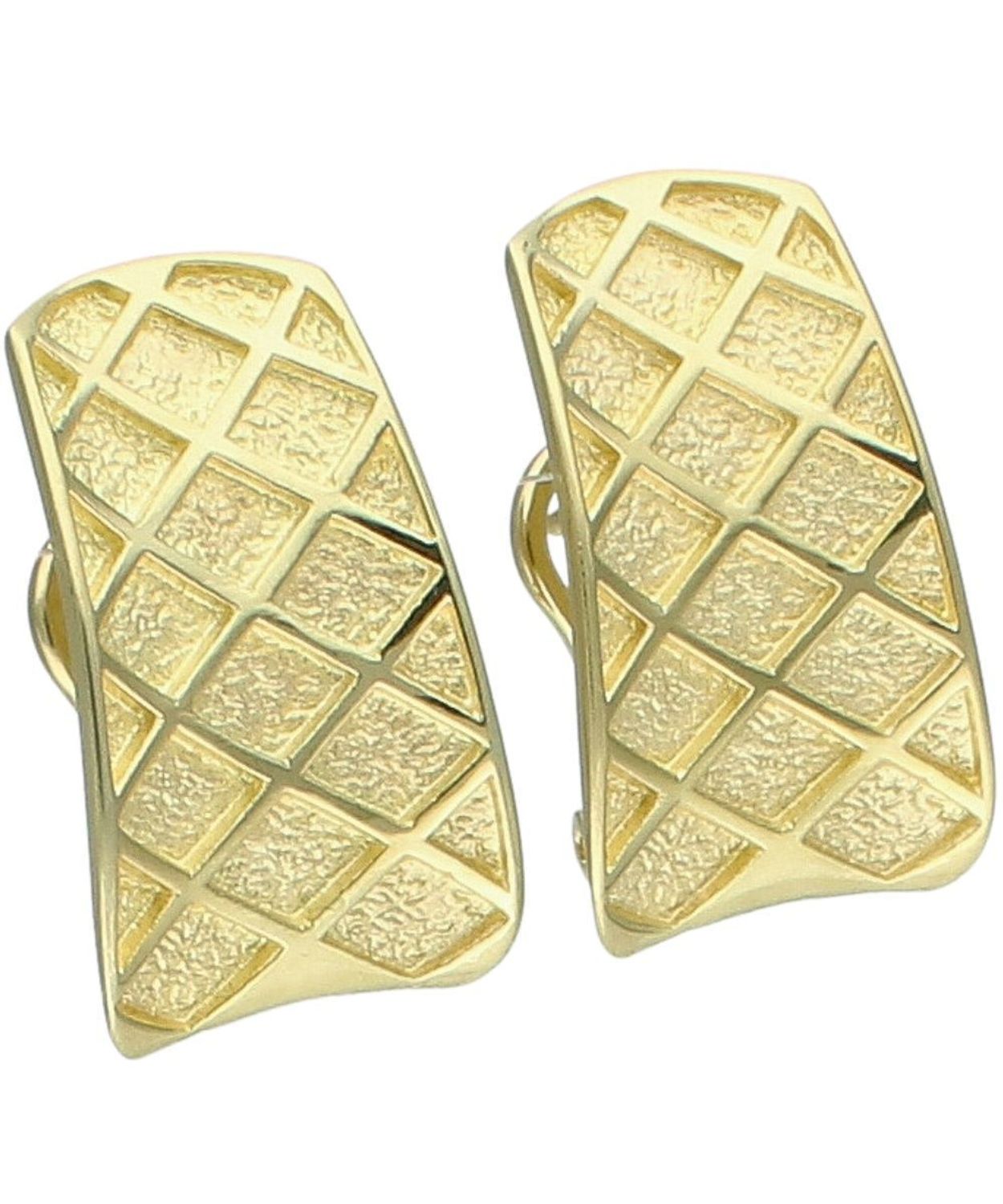 Pozłacane kolczyki 925 z tłoczonym wzorem – duże - DIA-KLC-14080-925 (3).jpg