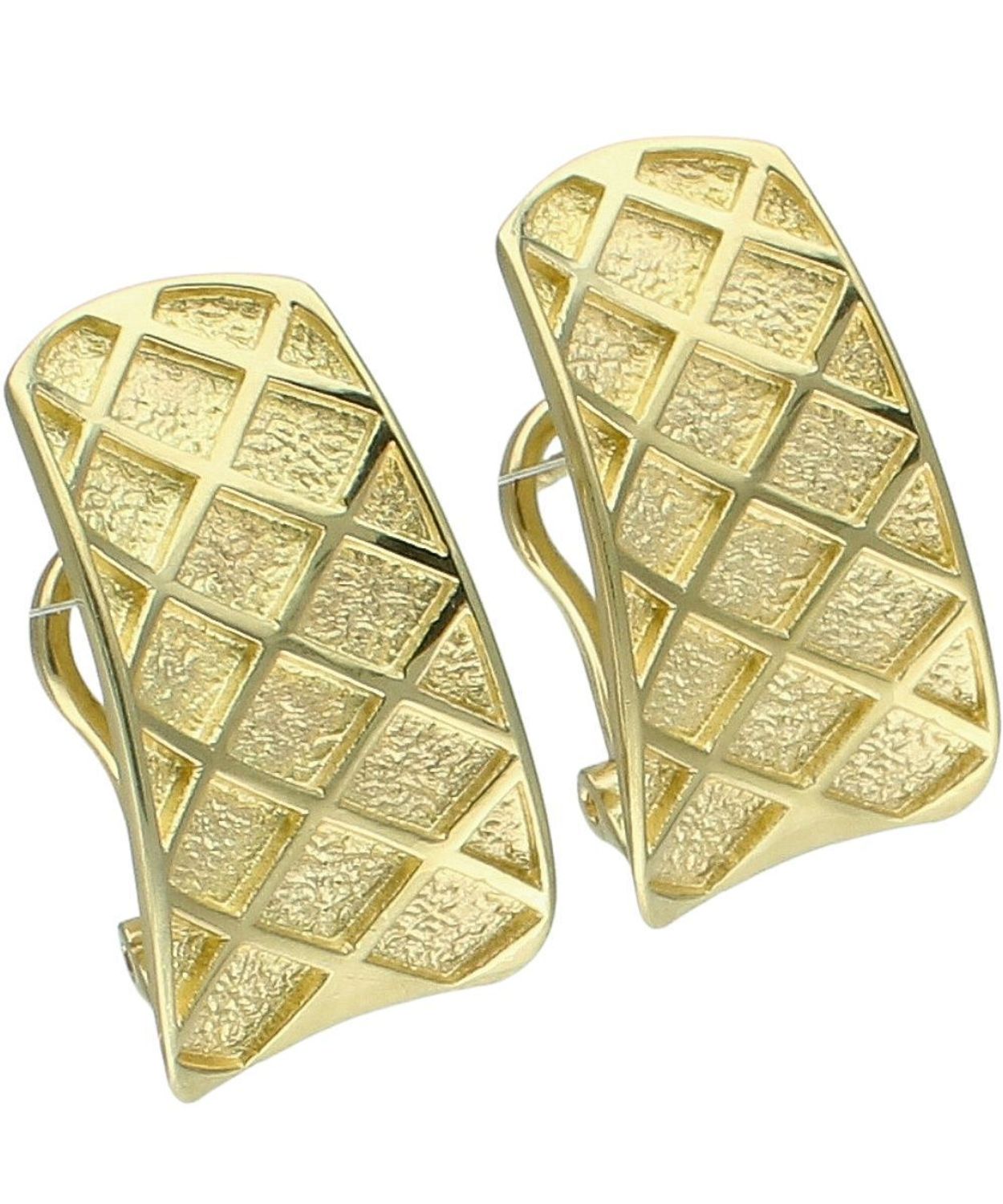 Pozłacane kolczyki 925 z tłoczonym wzorem – duże - DIA-KLC-14080-925 (3).jpg