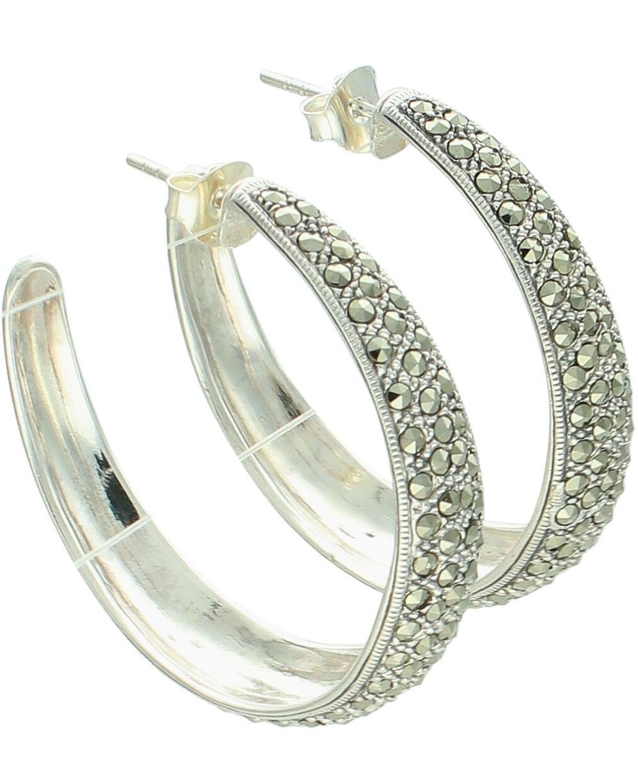 Srebrne kolczyki koła 925 z markazytami – eleganckie kolczyki damskie (2).jpg