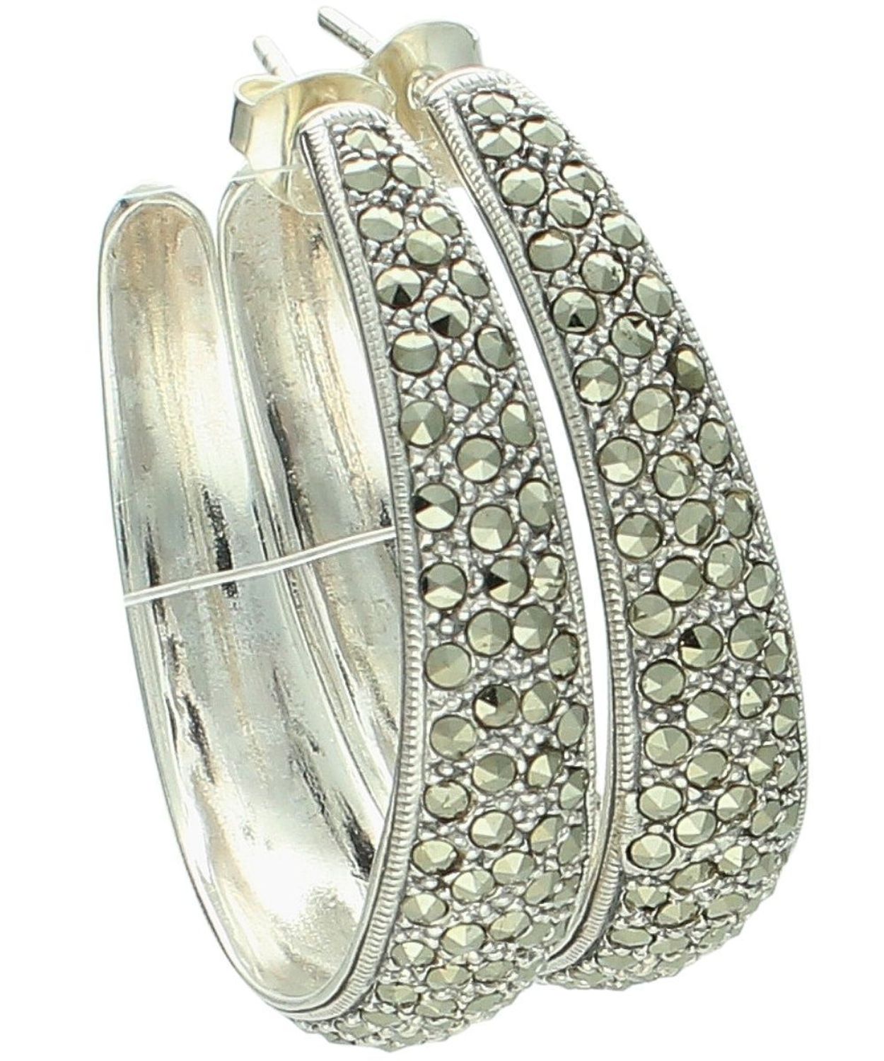 Srebrne kolczyki koła 925 z markazytami – eleganckie kolczyki damskie (2).jpg