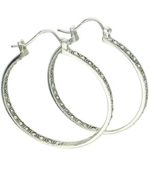 Duże srebrne kolczyki koła 925 z markazytami – eleganckie kolczyki damskie 4 cm (1).jpg