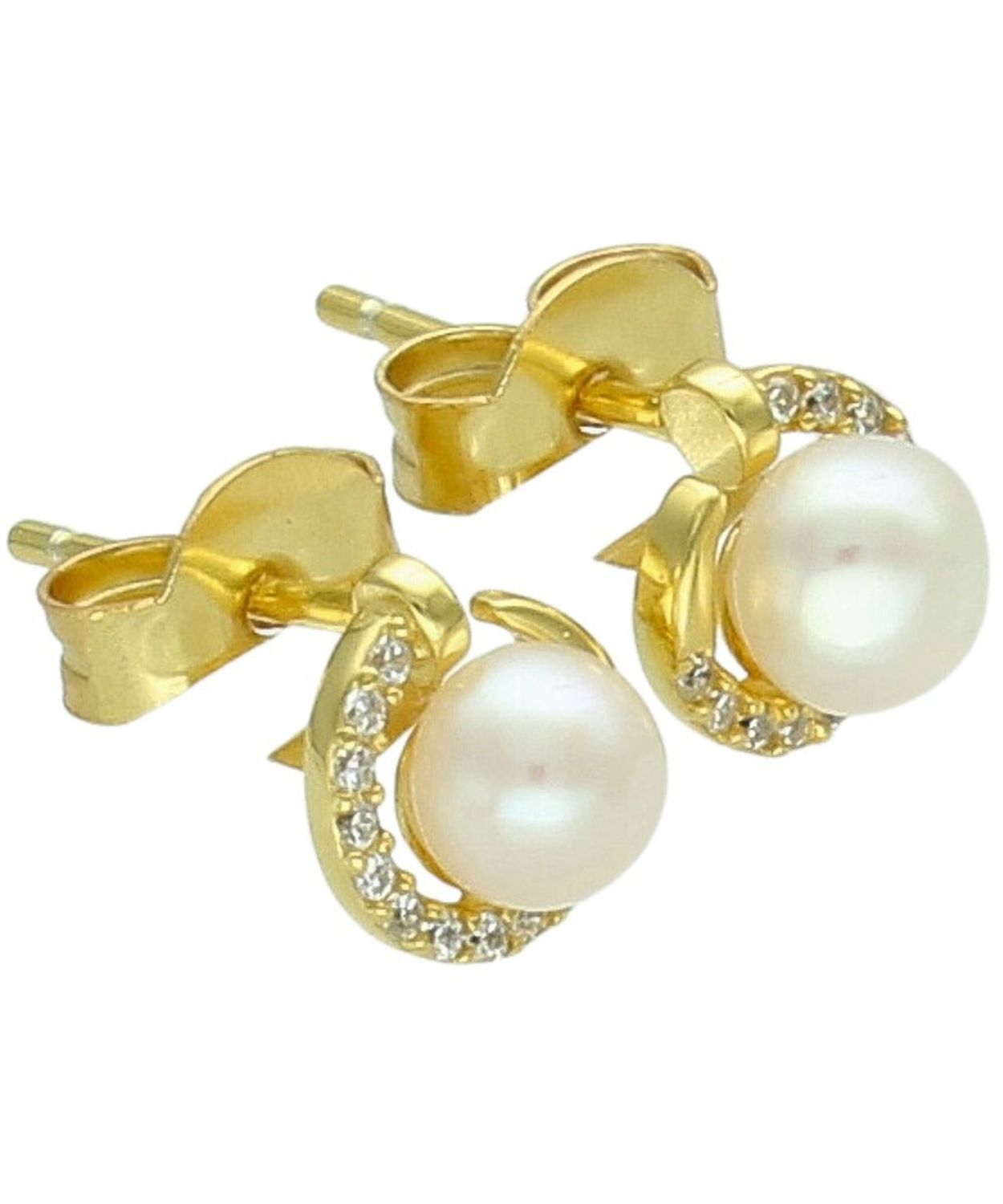 Pozłacane srebrne kolczyki 925 z perłą i cyrkoniami – eleganckie kolczyki damskie (2).jpg