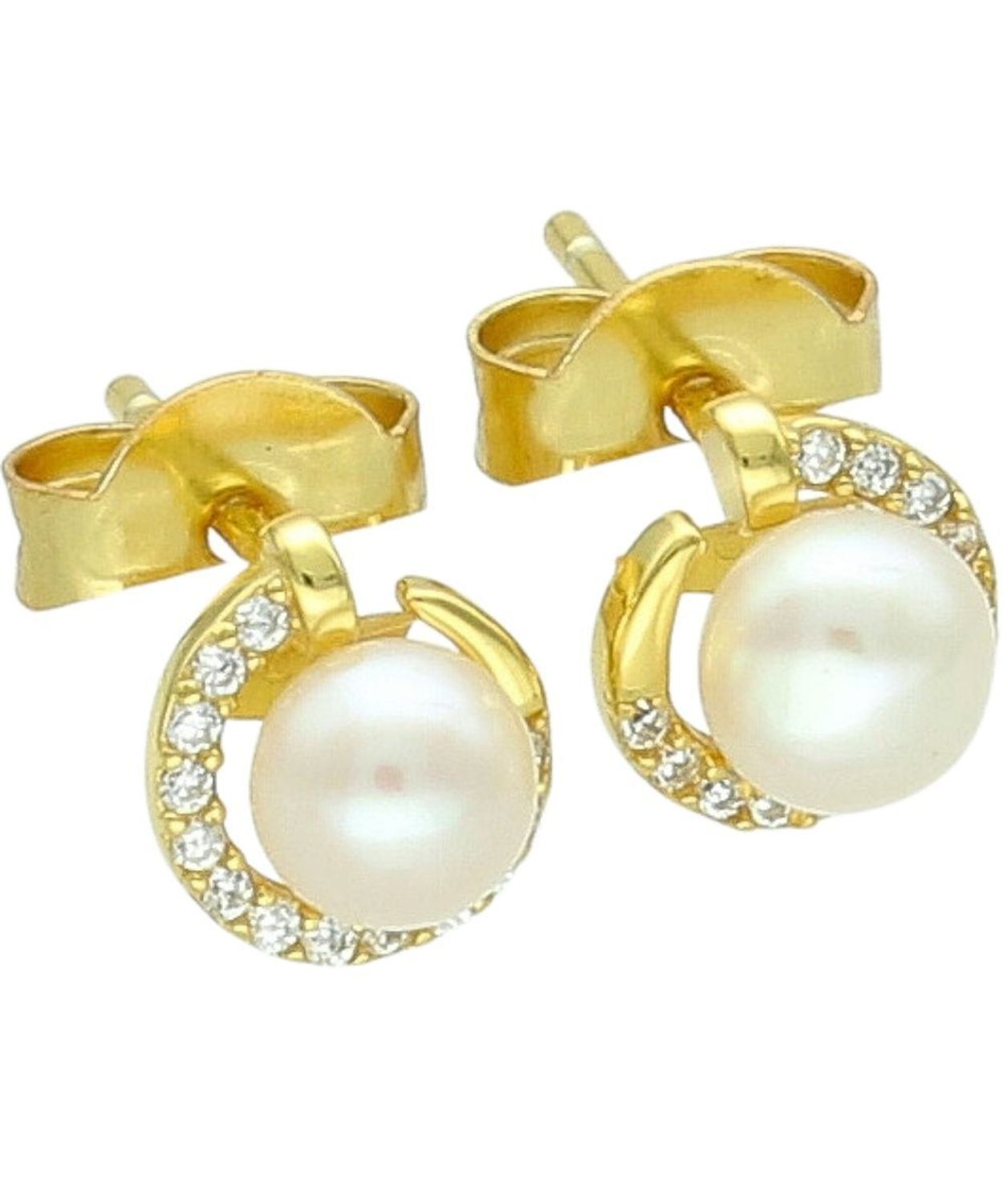 Pozłacane srebrne kolczyki 925 z perłą i cyrkoniami – eleganckie kolczyki damskie (2).jpg