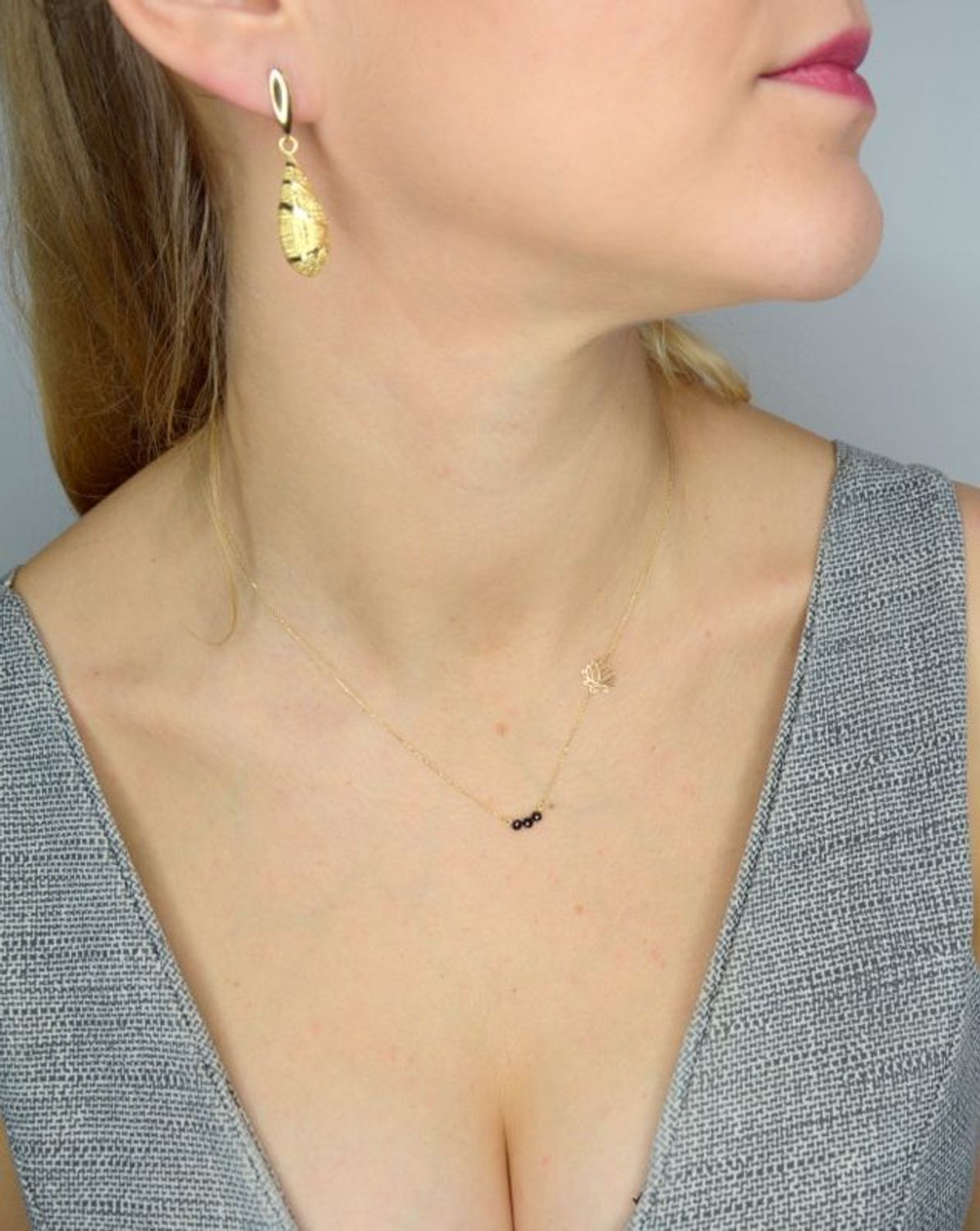 Złote kolczyki 585 ażurowe błyszczące sople DIA-KLC-1416-585.jpg