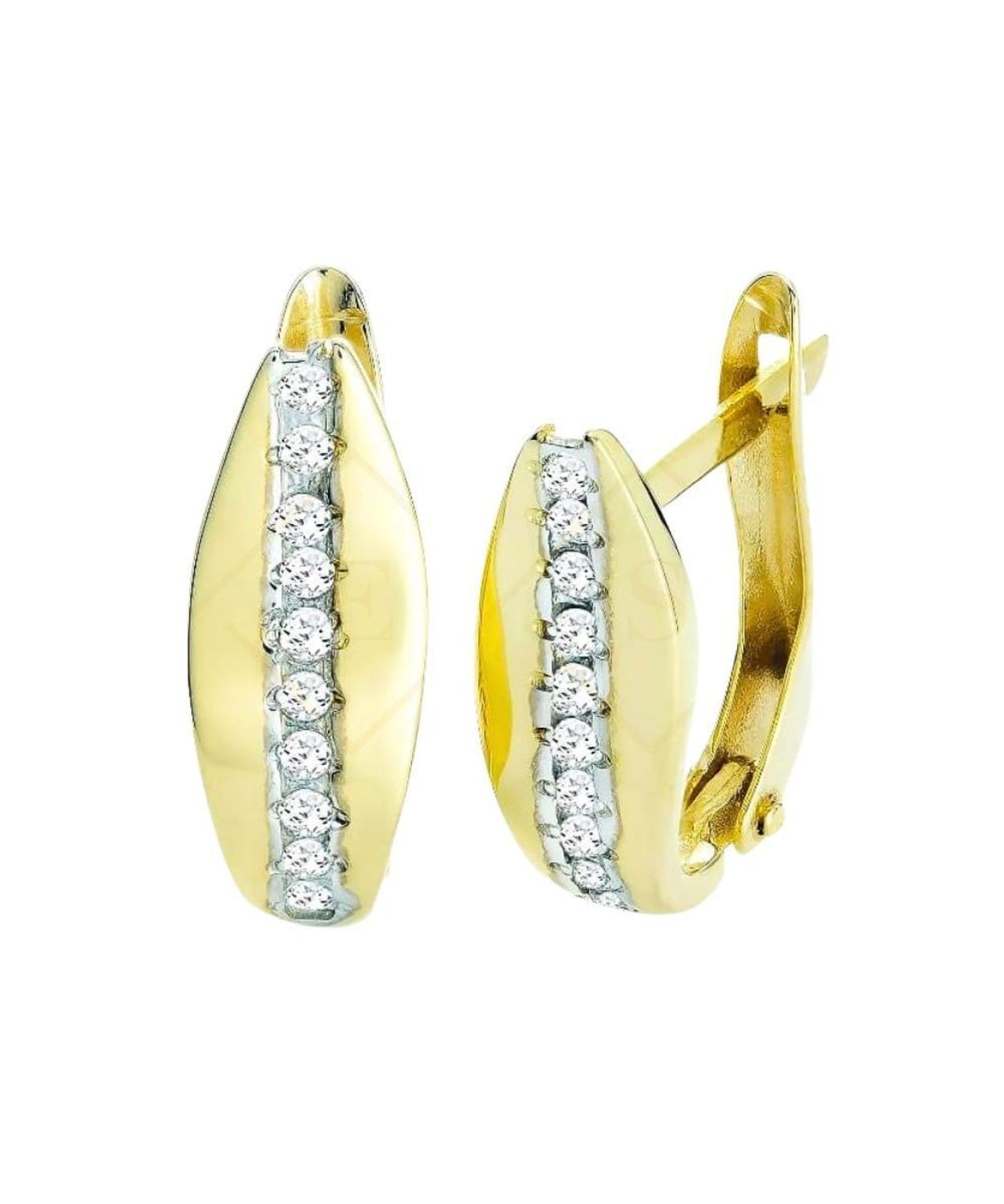 Kolczyki złote 333 łezki z cyrkoniami – eleganckie, angielskie zapięcie łezka.jpg