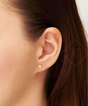Złote kolczyki Mini Gwiazdeczki 333 – delikatna biżuteria dla dzieci i kobiet 333.jpg