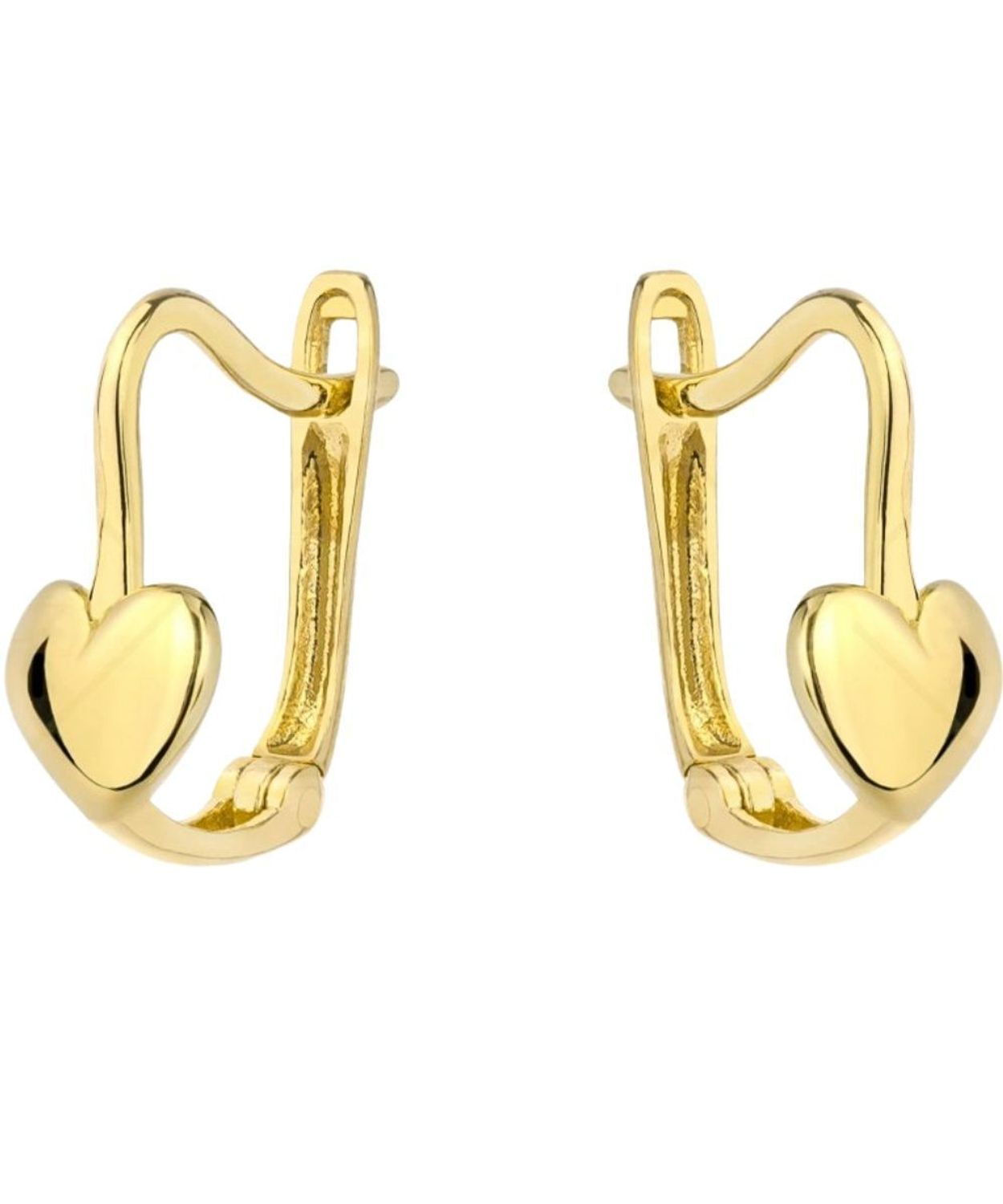 Kolczyki złote 333 serca – angielskie zapięcie, eleganckie 11 mm.jpg