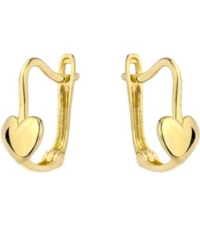 Kolczyki złote 333 serca – angielskie zapięcie, eleganckie 11 mm.jpg