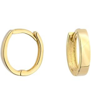 Złote kolczyki kółka 333 (8K) angielskie zapięcie 11 mm.jpg