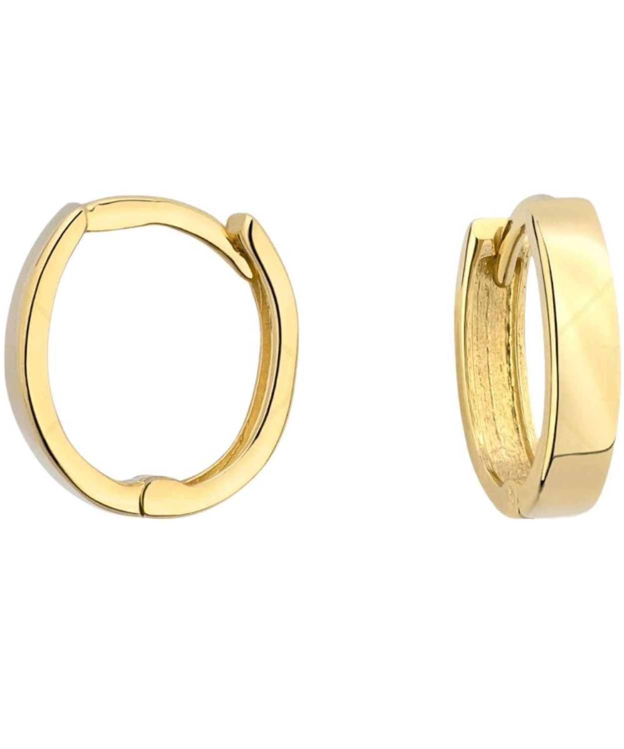 Złote kolczyki kółka 333 (8K) angielskie zapięcie 11 mm.jpg