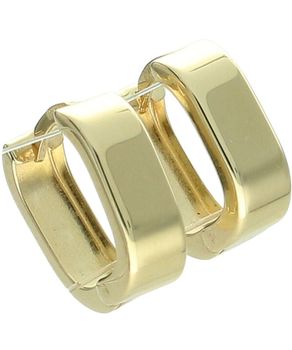 Złote kolczyki koła 375 – subtelne kółka ze ściętymi brzegami Au.jpg