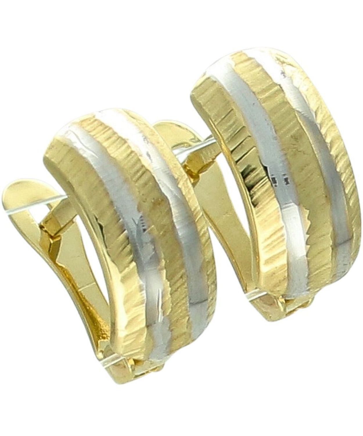 Złote kolczyki koła 375 – fakturowane, białe złoto, bigiel angielski.jpg