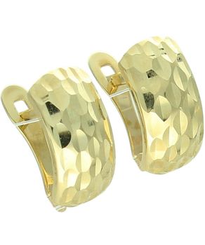 Złote kolczyki koła 375 – fakturowane, zdobione, bigiel angielski.jpg