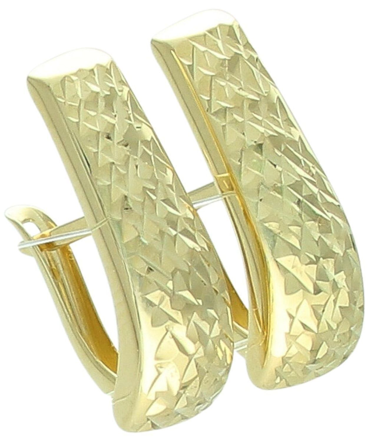 Kolczyki złote ozdobione diamentowaniem pr. 375.jpg