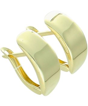 Kolczyki złote gładkie duże na angielskim zapięciu pr. 375.jpg