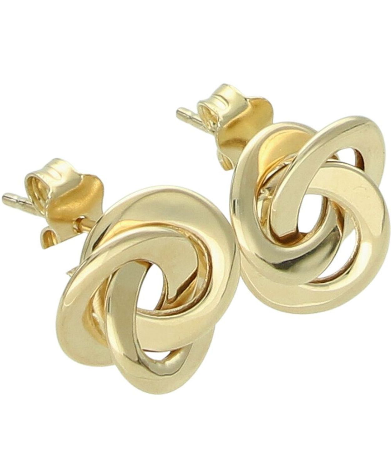 Kolczyki złote 585 zazębione dwa kółeczka.jpg